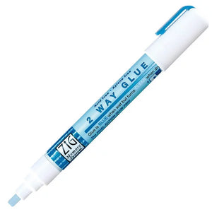 ZIG 2 way glue limpenn med bred spiss (4 mm)