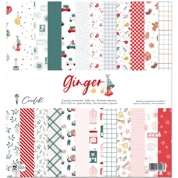 Ginger 12x12 paper pad