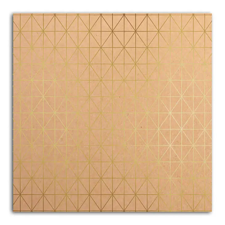 Mahé cardboard - Kraft Gold 12x12
