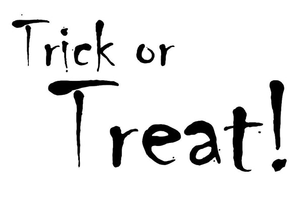 Trick or treat (digital stamp)