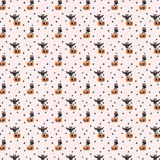 A little scary Whooo Are You? 12x12 double-sided patterned paper