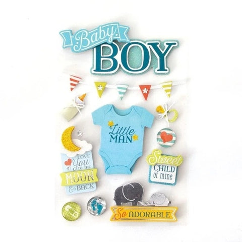 Baby boy 3D stickers