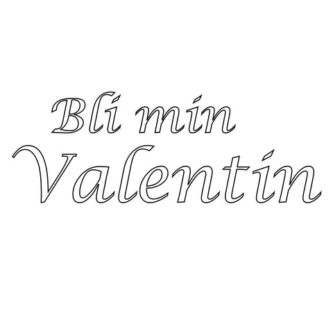 Bli min Valentin (digitalt stempel)