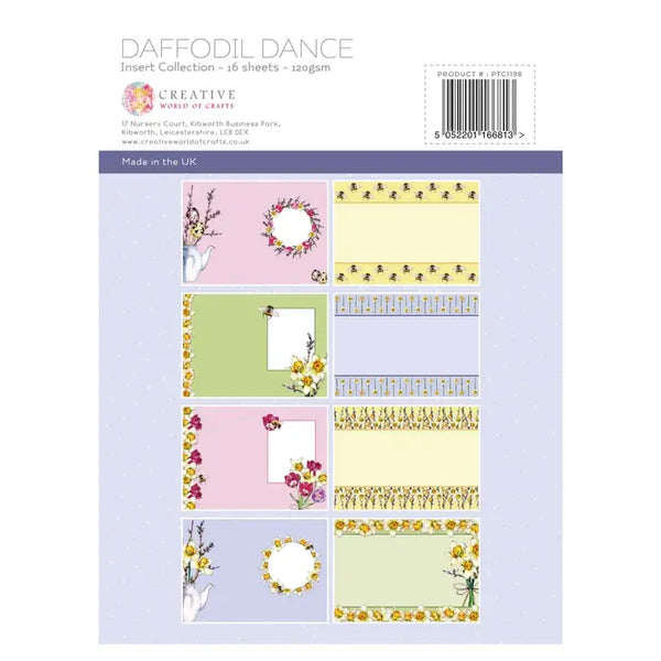 The Paper Tree - Daffodil Dance A4 Insert sheet