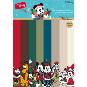 Disney Mickey &amp; Minnie - Christmas Colored Card collection