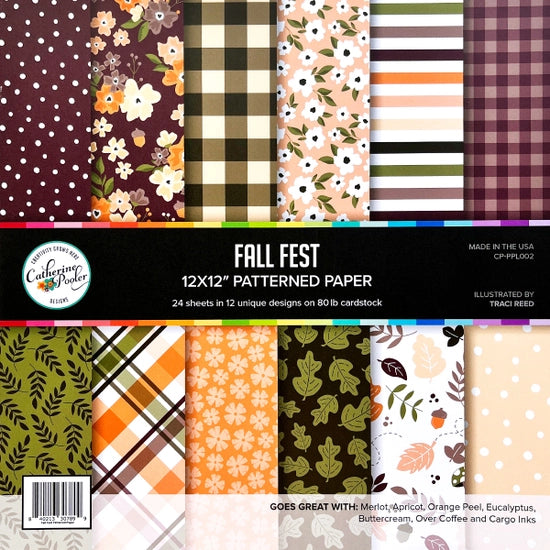 Fall Fest 12x12 paper pack