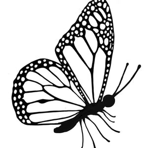 Flutterby miniature clear stamp