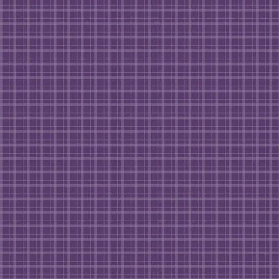 Foundation cardboard Plaid/Dots - Purple 12x12