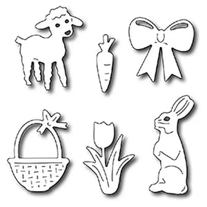 Frantic Stamper Precision Die - Easter Icons (Set of 6)