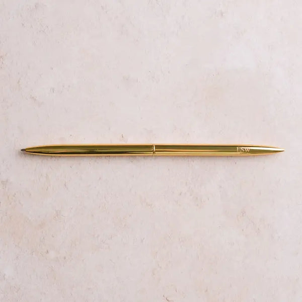 Gold pen for journaling
