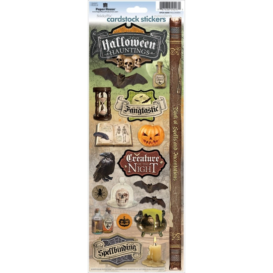 Halloween Hauntings Cardboard Stickers