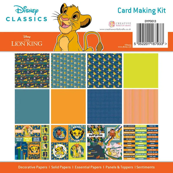 The Lion King - Card Making Pad 8x8