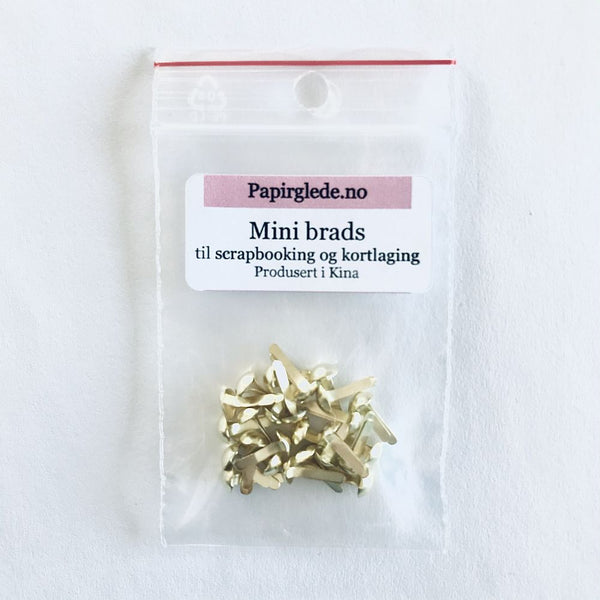 Mini brads - gold