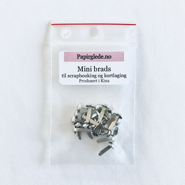 Mini brads - silver