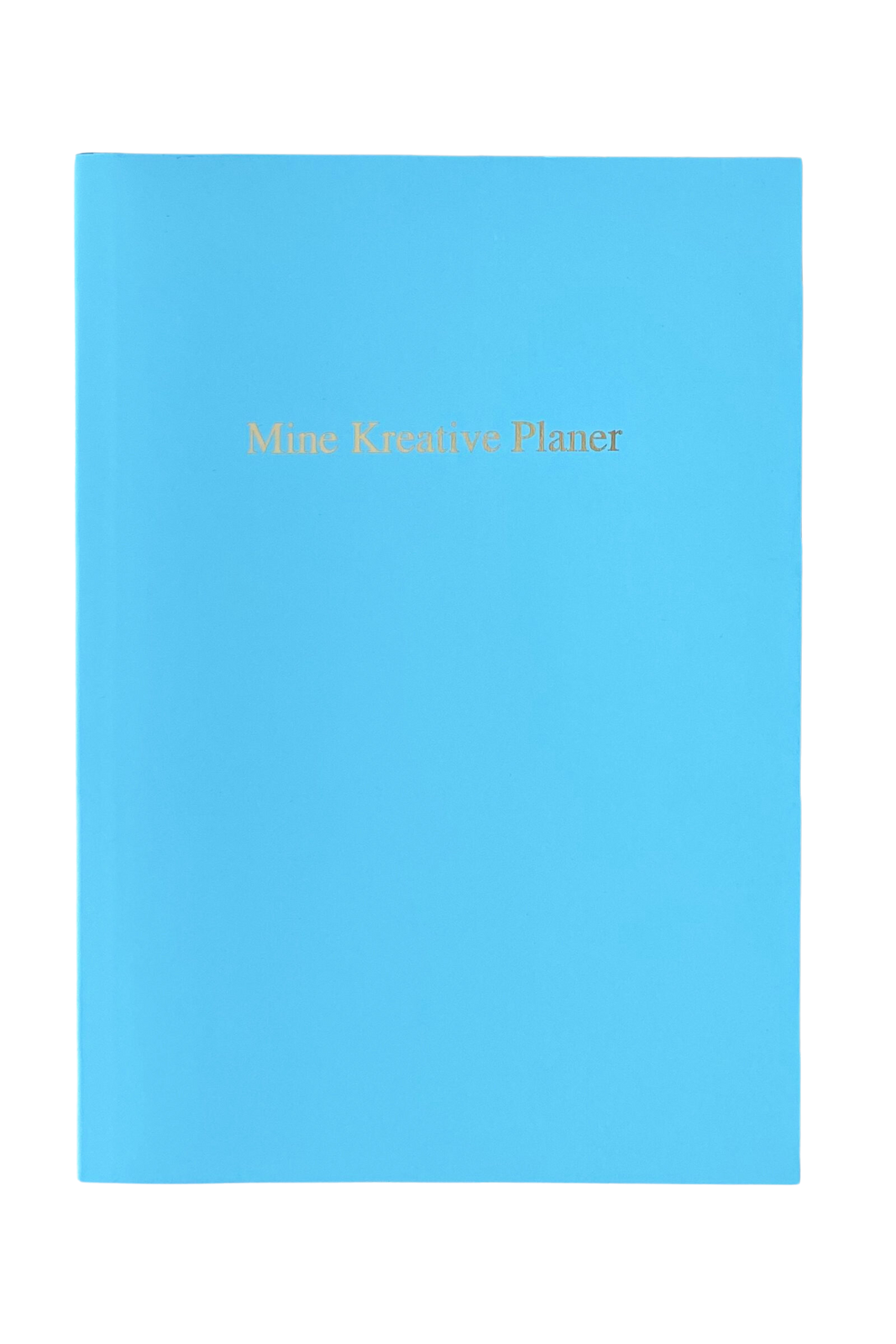 Notatbok A5 "Mine Kreativ Planer" - himmelblå