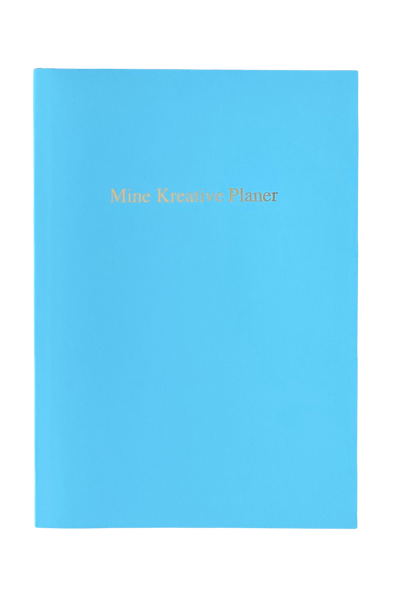 Notebook A5 "My Creative Plans" - sky blue
