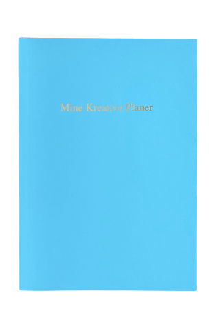 Notebook A5 "My Creative Plans" - sky blue