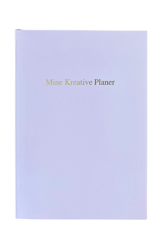 Notatbok A5 "Mine Kreativ Planer" - lys rosa