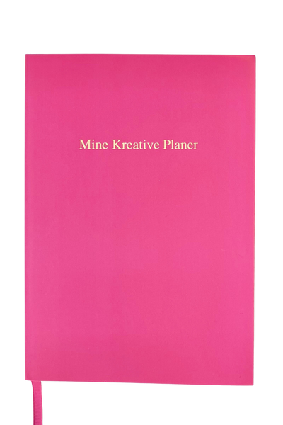 Notatbok A5 "Mine Kreativ Planer" - rød