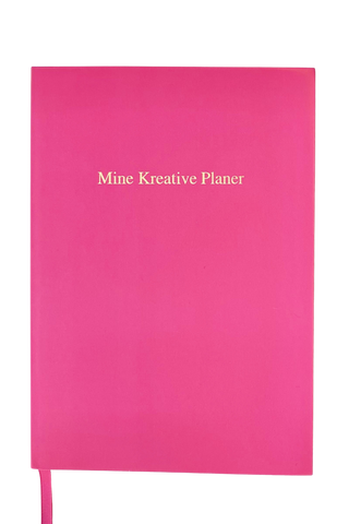 Notatbok A5 "Mine Kreativ Planer" - rosa