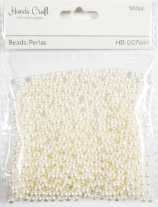 Beads - Ivory 5 mm