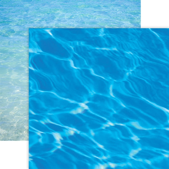 Water 12x12 double-sided patterned paper
